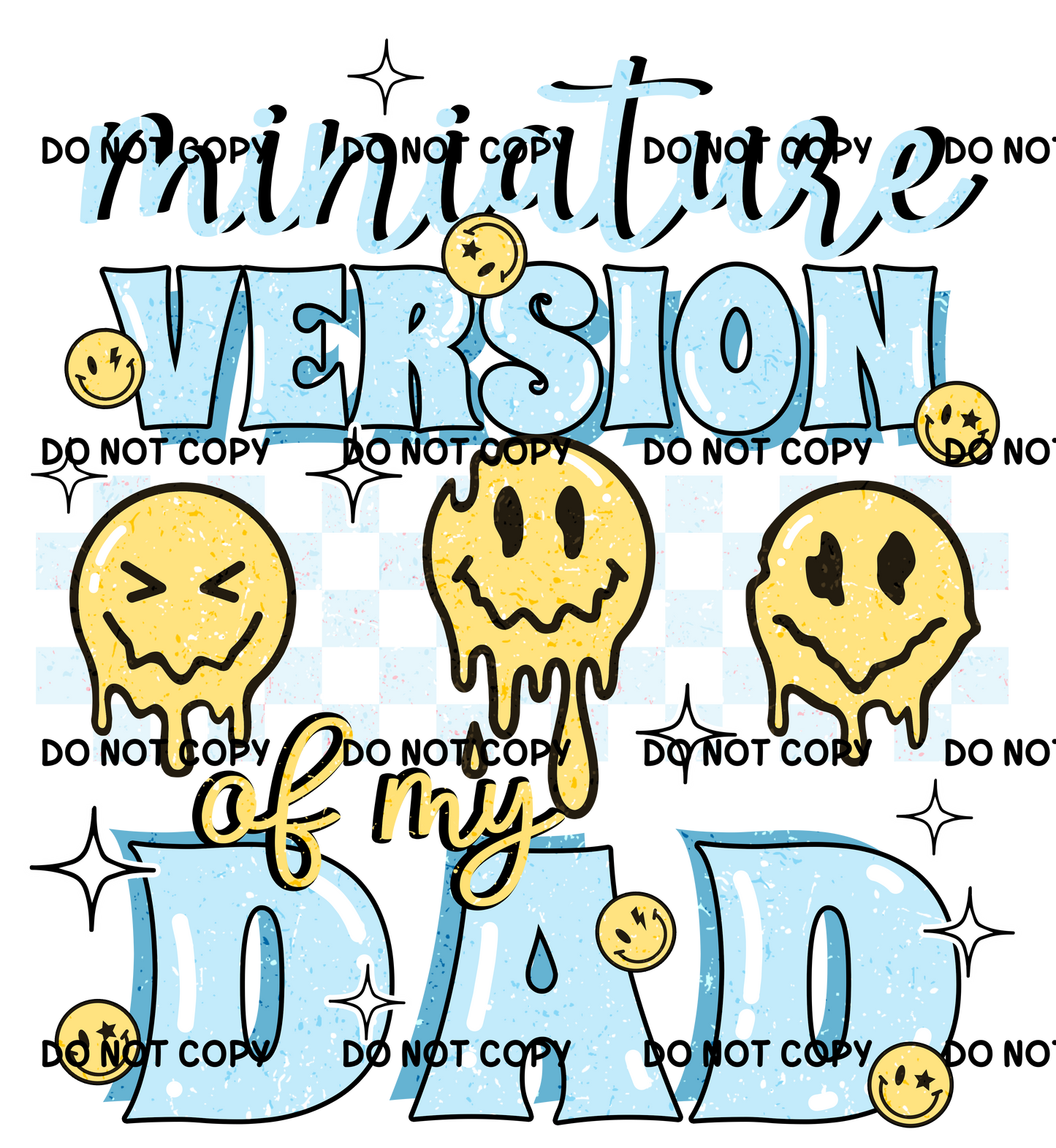 Miniature Version of Dad Fabric DTF