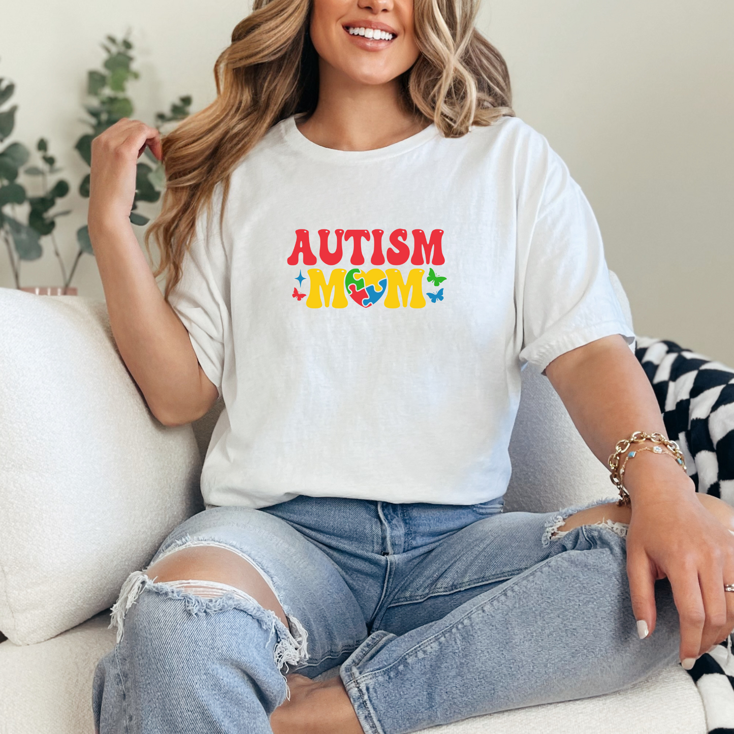 Autism Mum Fabric DTF