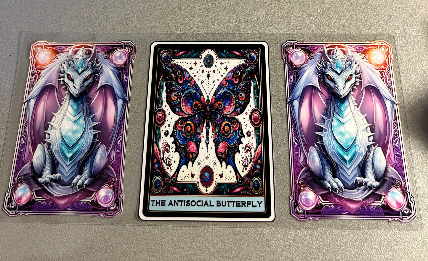 Antisocial Butterfly Tarot 16oz UVDTF Wrap