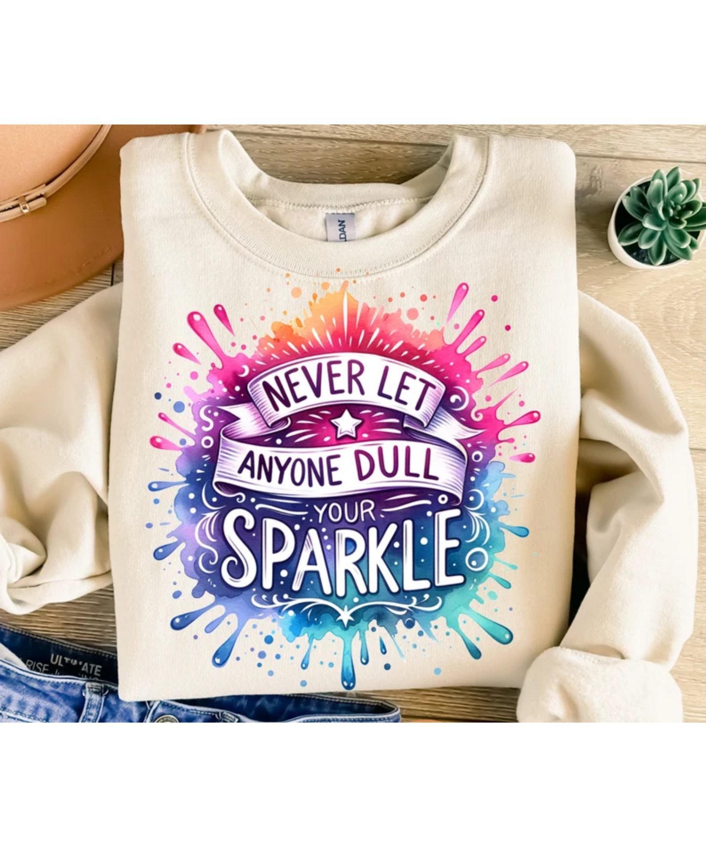 Dull Your Sparkle Fabric DTF