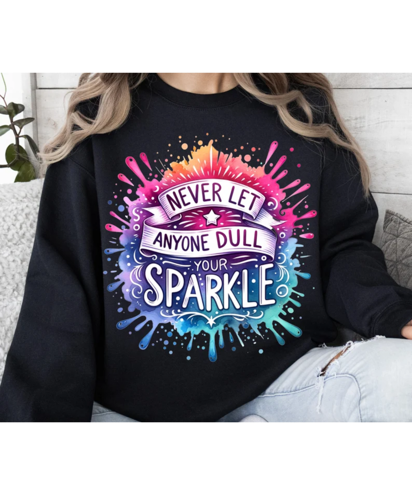 Dull Your Sparkle Fabric DTF